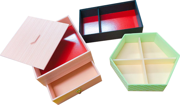 Design, manufacturing and sale of paperboard boxes
